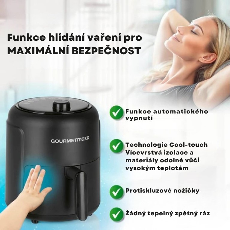 GourmetMaxx Horkovzdušná fritéza 12251 (6)